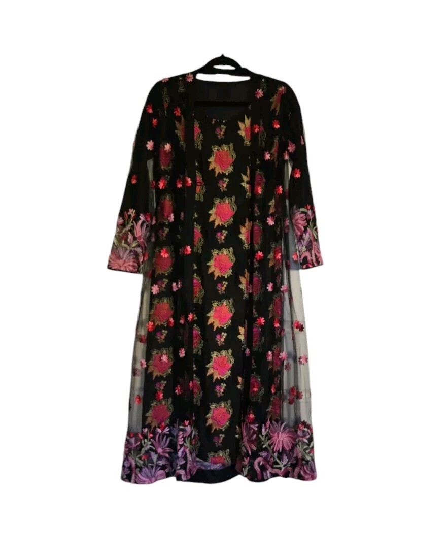 Embroidered Salwar Kameez Dupatta Long Scarf Cotton Chiffon Net Party Wear Dress
