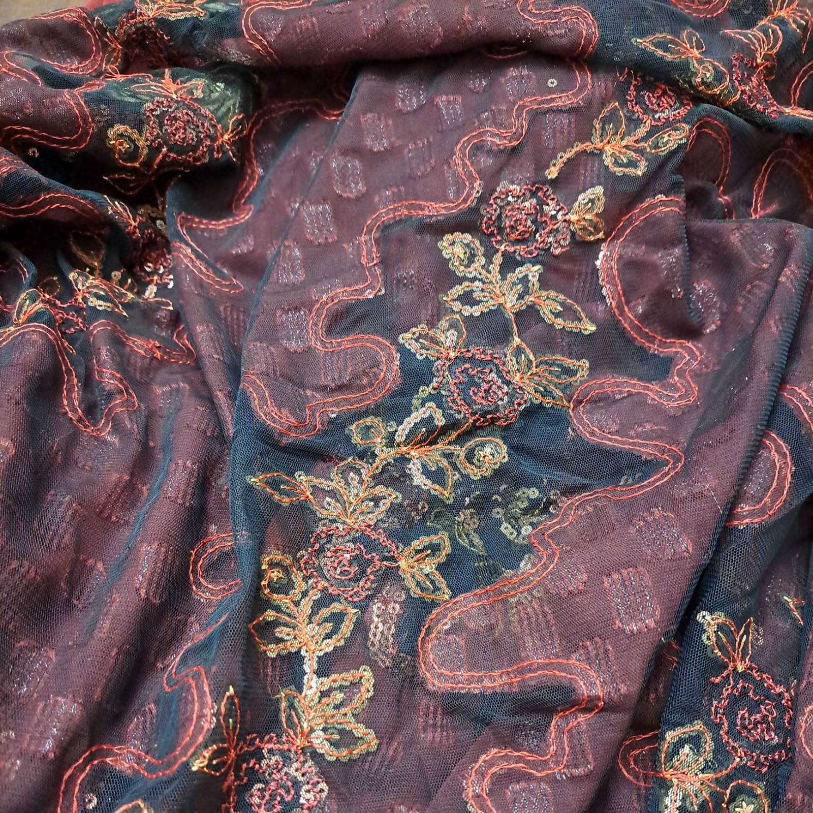 Sarees Art Silk Embroidered Woven Cultural Sari Craft Fabric hand embellished