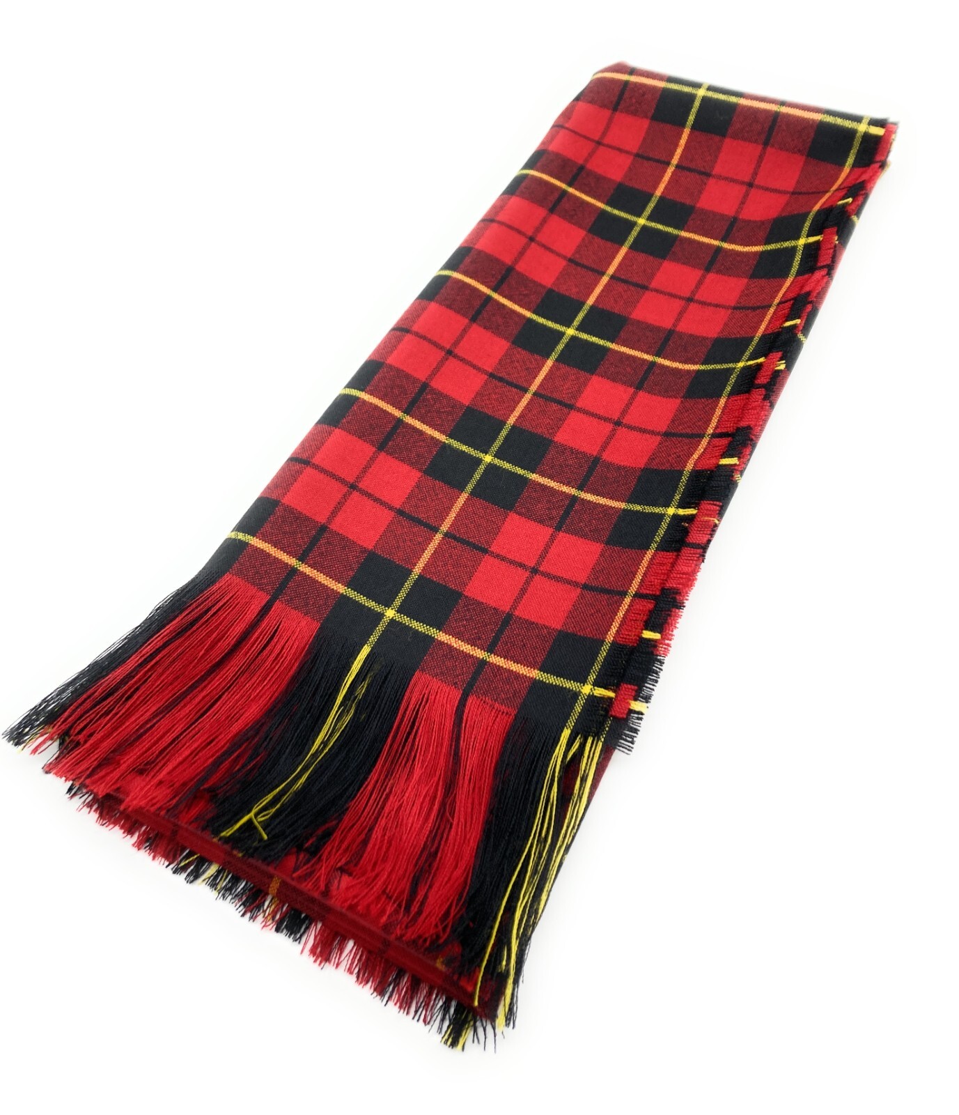 Ladies Pure Wool Full Size Wallace Tartan Sash – Made in Scotland