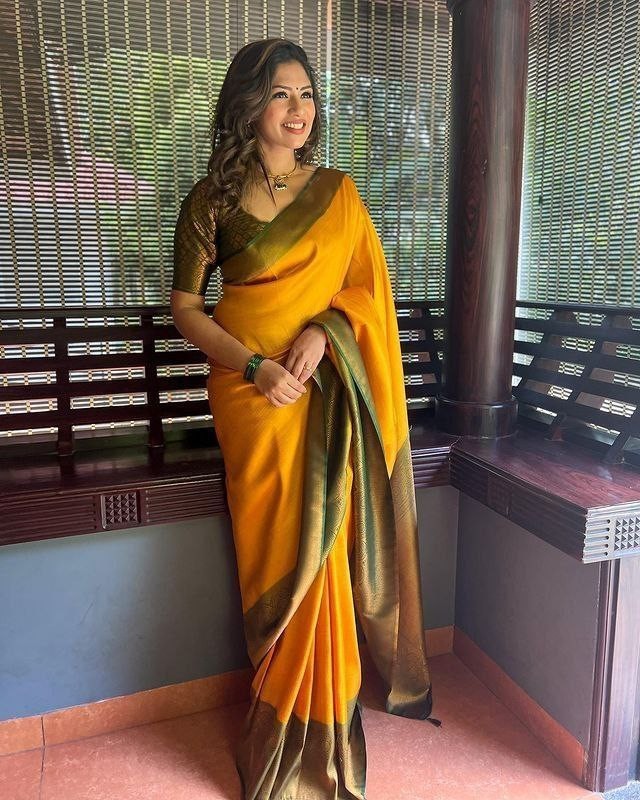 Lightweight Soft Lichi Silk Saree Jacquard Work Easy Drape Indian Sari