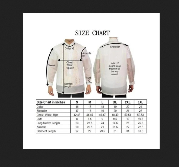 barong tagalog piña mocha with lining