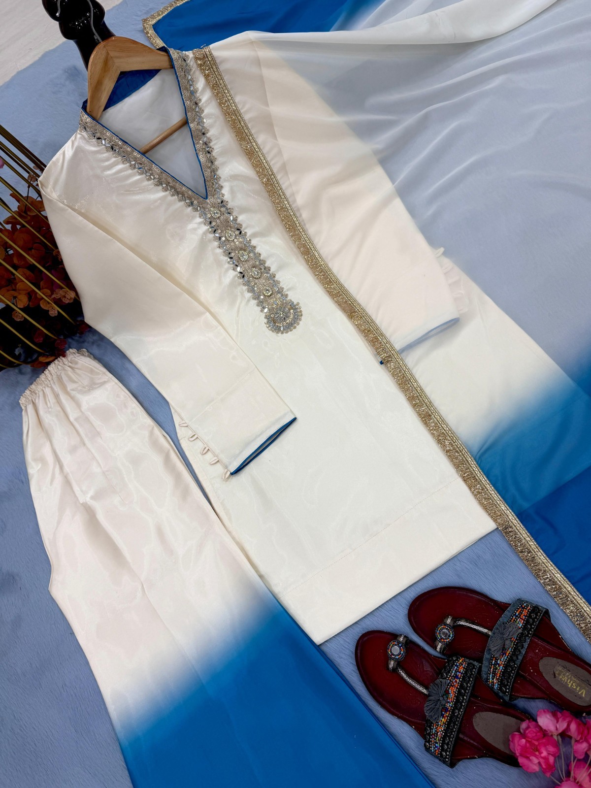 Women Eid Dress Pakistani Salwar Kameez Ready made Suits Wedding Party 3 Piece