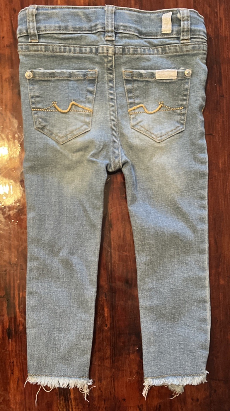 7 For All Mankind Girl’s Jeans Size 2T