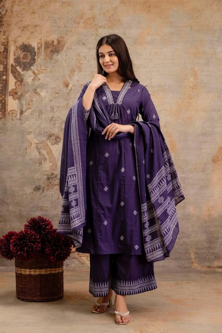 Plus Size Upto 7XL Kurta Palazzo Dupatta Set Indian Designer Salwar Kameez Suit