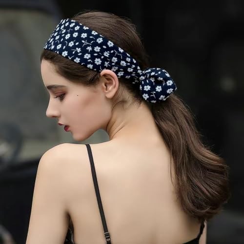 Cotton-Blend Bandana, Head Scarf, Headband, Head wrap, Hair Neck Scarf Fcs037