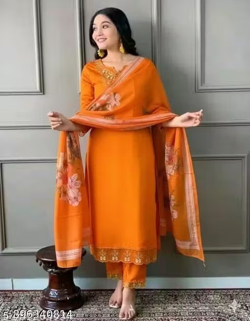 Indian Salwar Kameez Suit Readymade 3Pc Women Party Wear Dress Dupatta