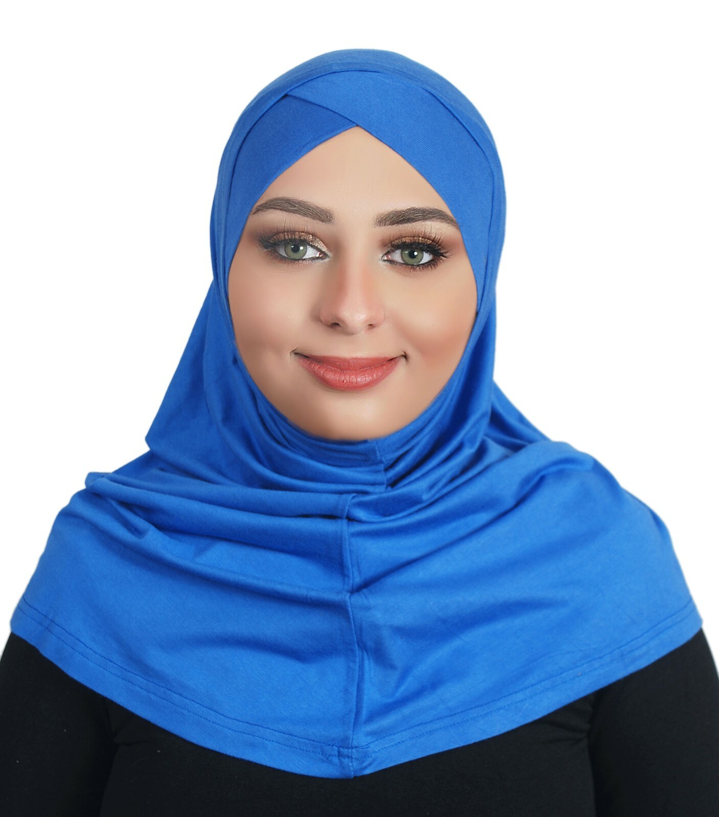 AL Amira Hijab Single Cross Muslim Women one Piece Hijab more colors available
