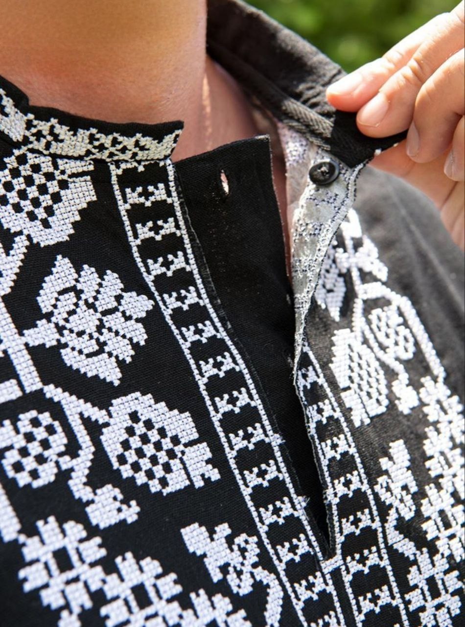Ukrainian Embroidered Tradition shirt men Sorochka Vyshyvanka Big Size(S-M)-5XL