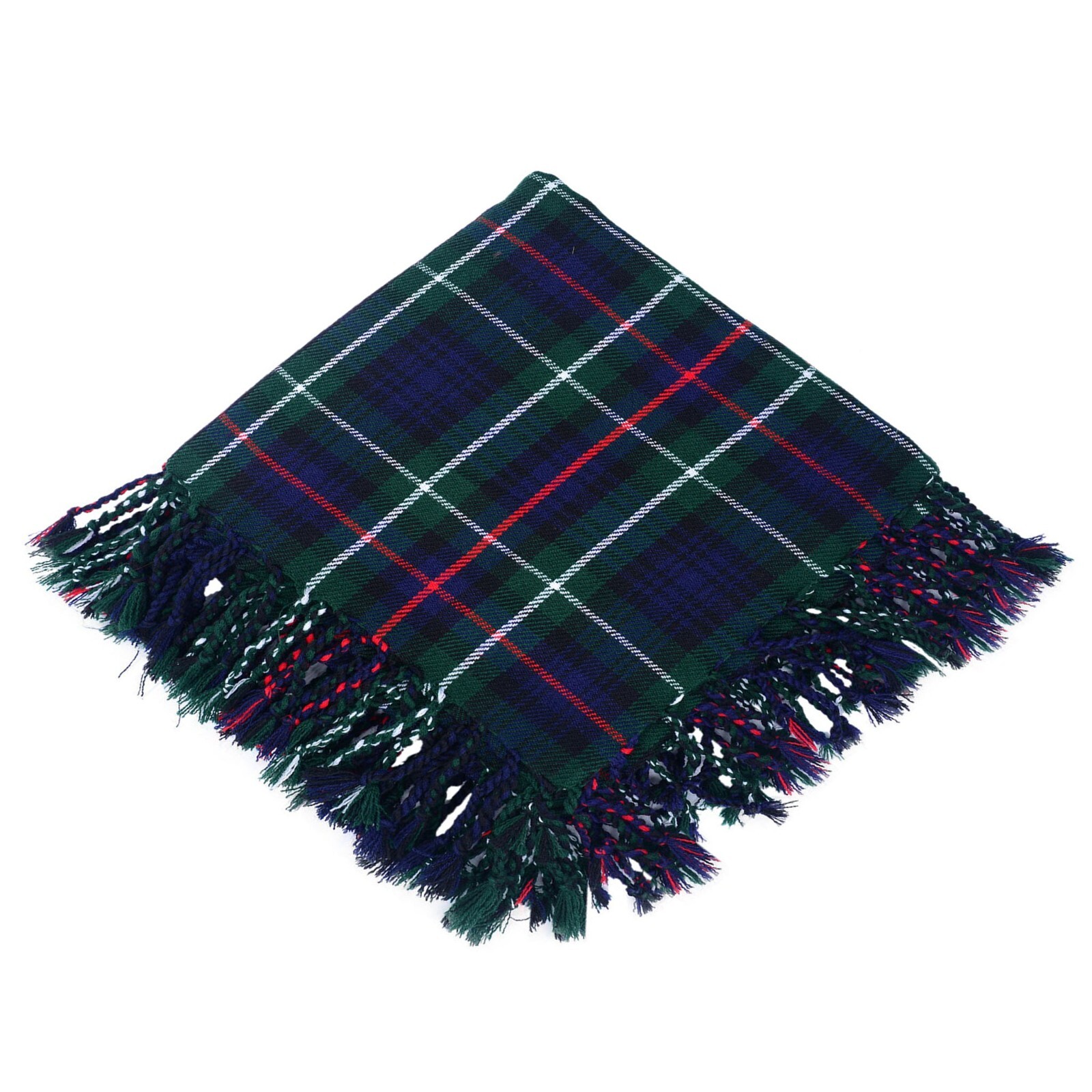 Outlander Tartan Fly Plaid Mackenzie Scottish Men Acrylic Wool Shawl Kilt Outfit