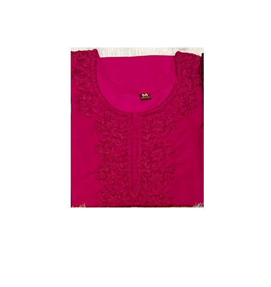 Pakistani Chikan Embroidery Top Kurta Set Indian Bollywood Ethnic Kurti Set
