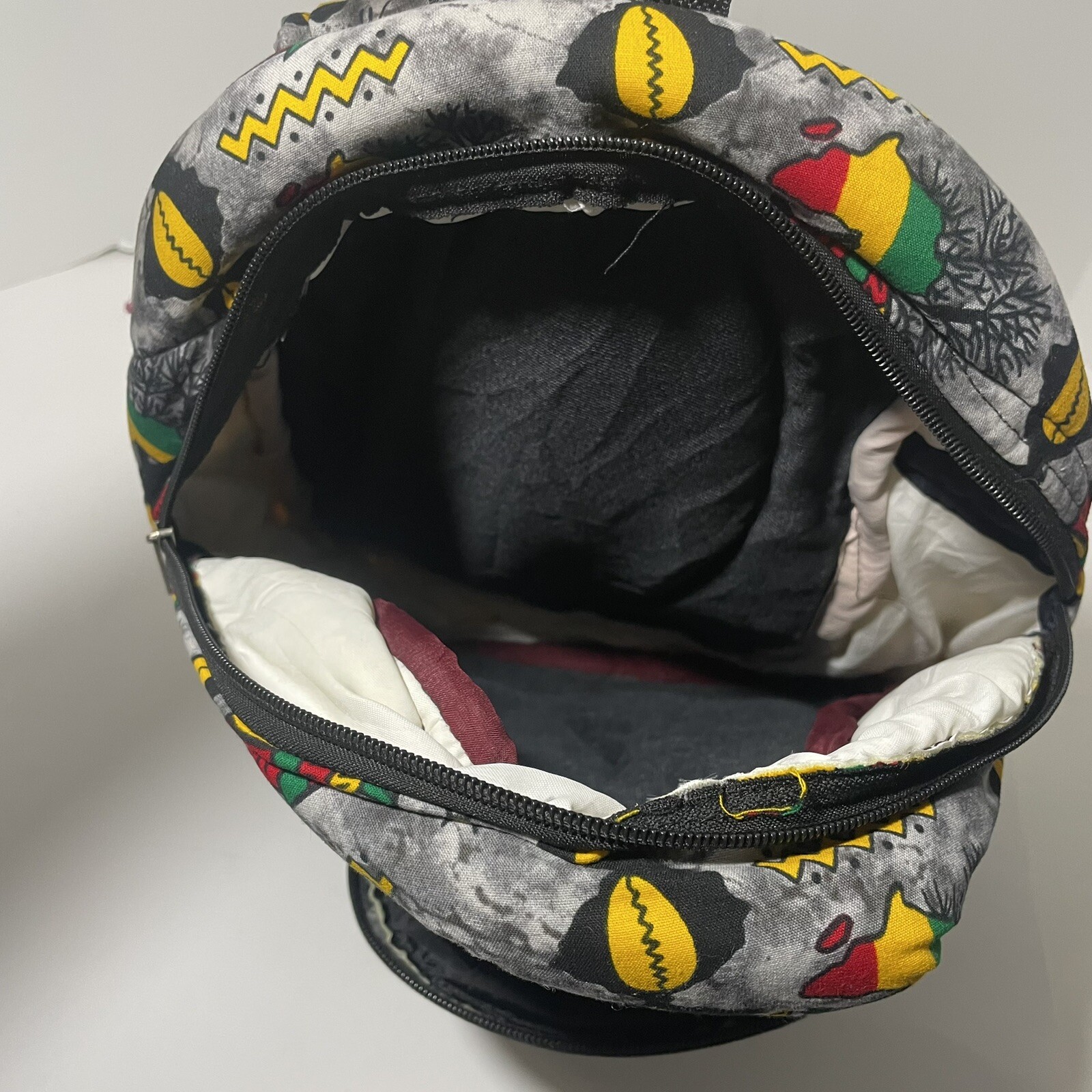African Print 15” Backpack