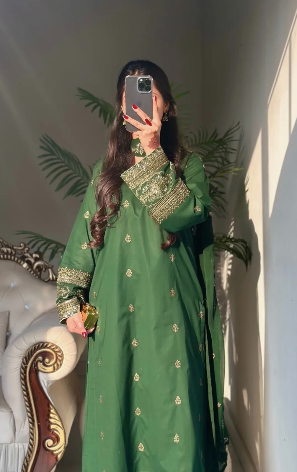 Pakistani Salwar Kameez Ready To Wear Suits Indian Dress Natural Party Bollywood