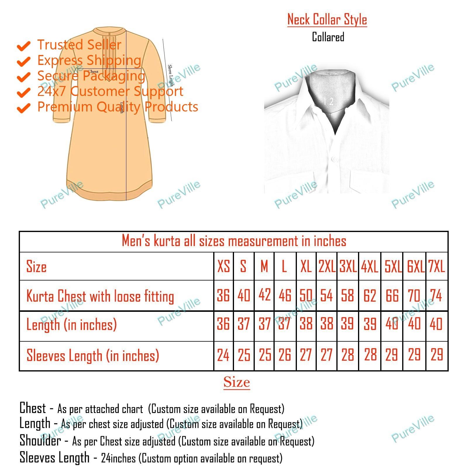 Mens Kurta Dress Kurta Festival Dress Mens Kurta Cotton Traditional Kurta
