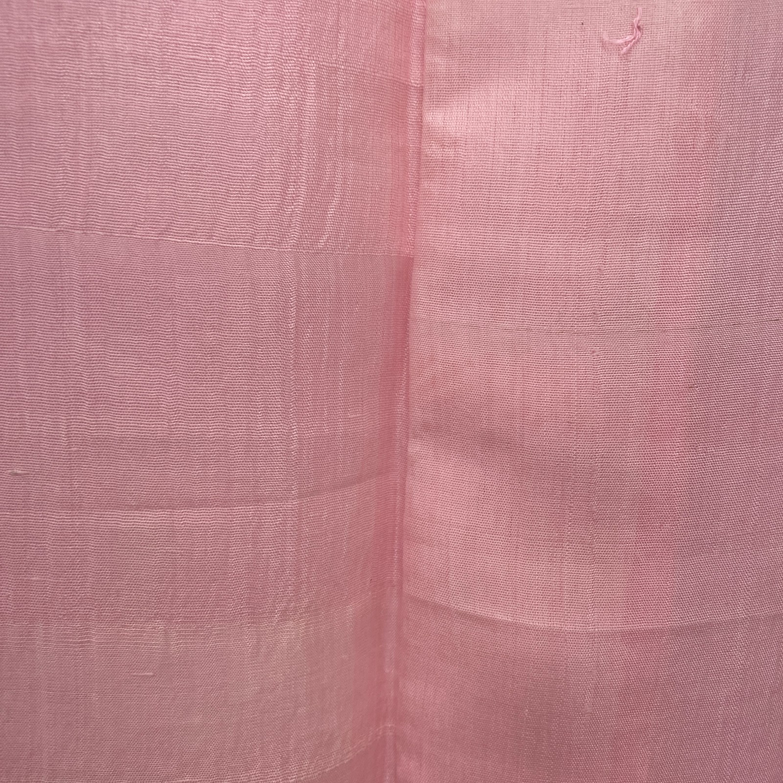 Japanese Vintage Kimono Polyester Pink No Lining Traditional Length 48 in