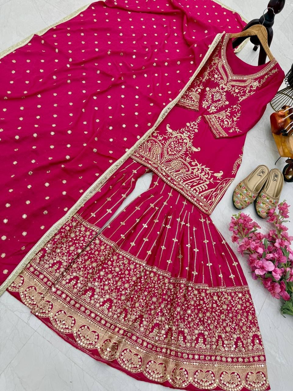 SALWAR KAMEEZ PAKISTANI INDIAN WEDDING PARTY WEAR DRESS BOLLYWOOD SUIT SHARARA