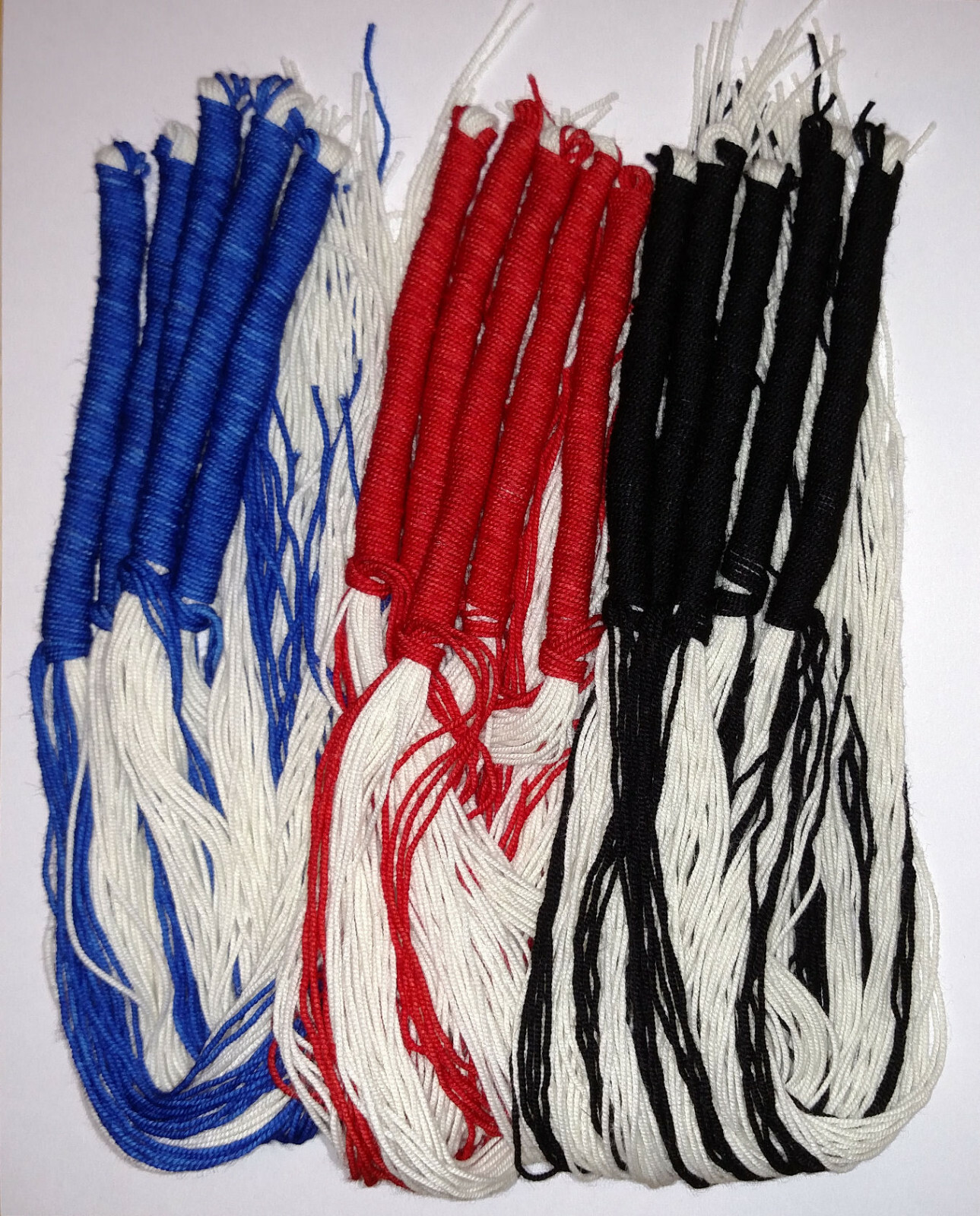 100% Imported Israeli Wool Handmade Jewish TZITZIT TSITSIT 1 Set of 4 – Awesome!