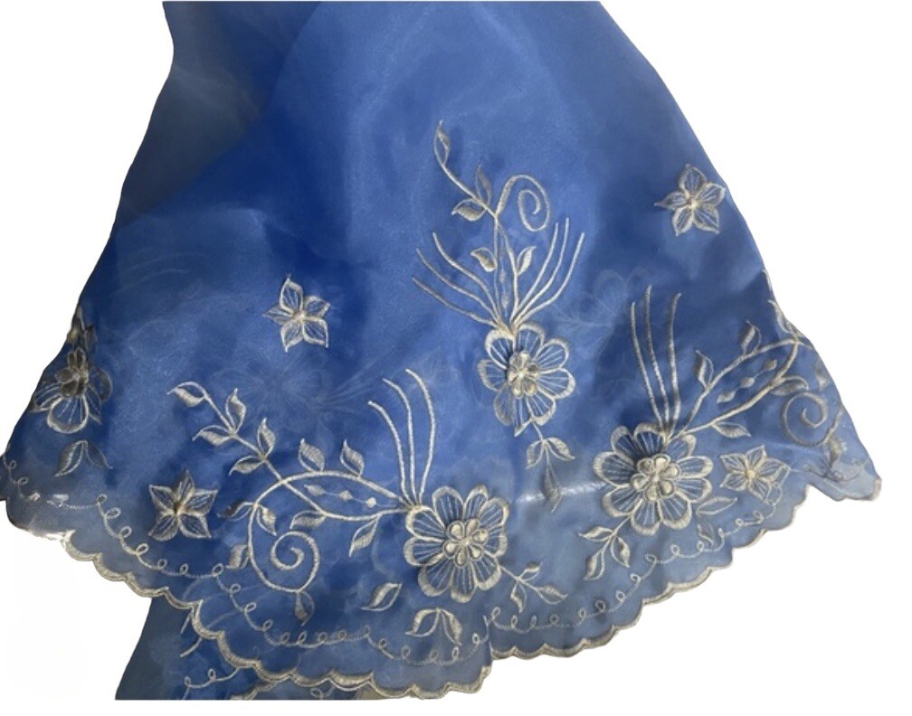 Filipiniana alampay embroidered With Brooch Included.. Pls message for colors.