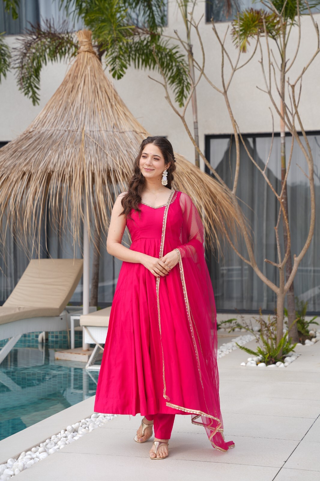 Designer Fully Stitched Salwar Kameez for Women Ready to Wear Suit with Dupatta