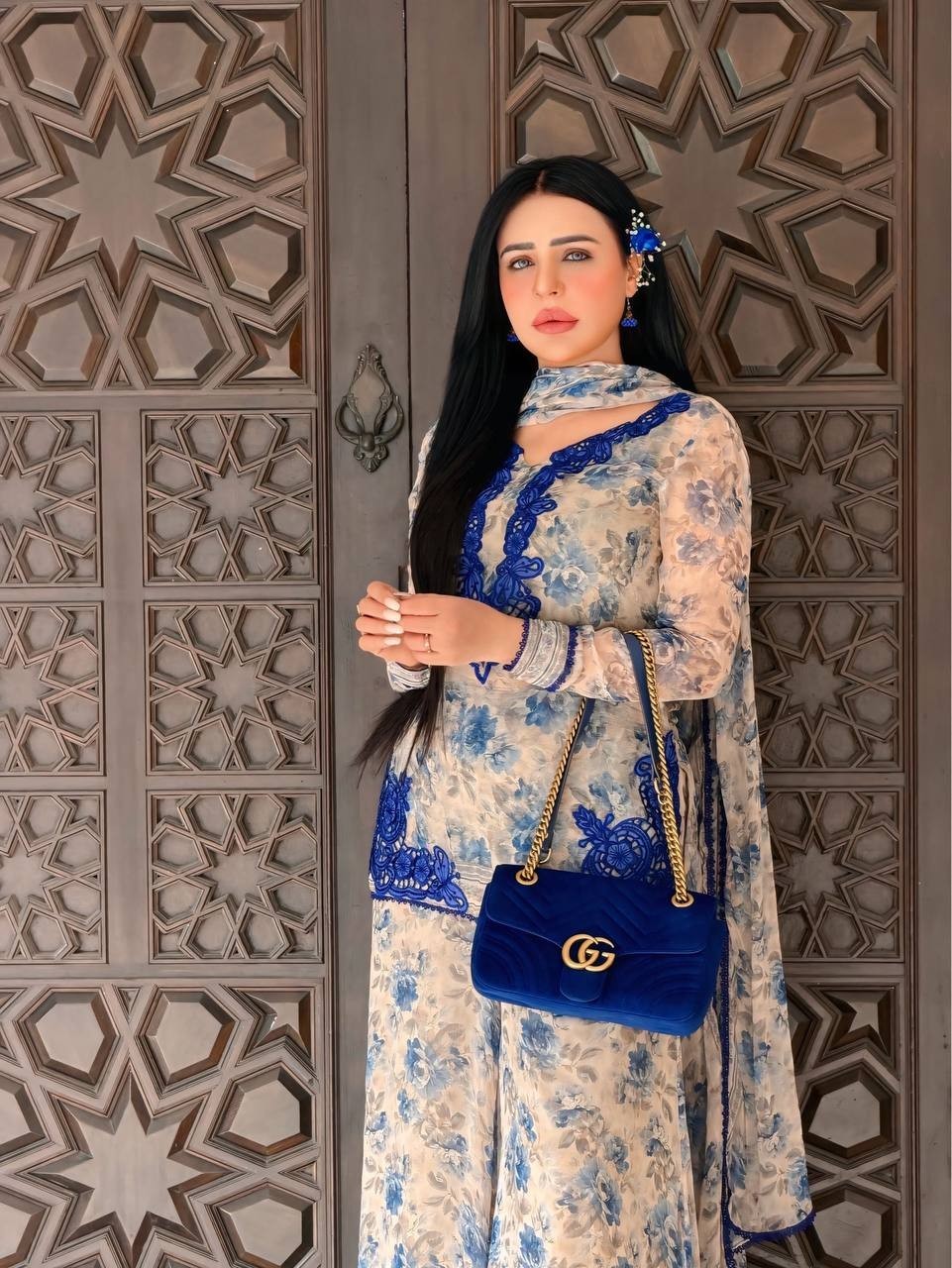 Salwar Kameez Pakistani Indian Wedding Party Wear Dress Bollywood Palazzo Suit