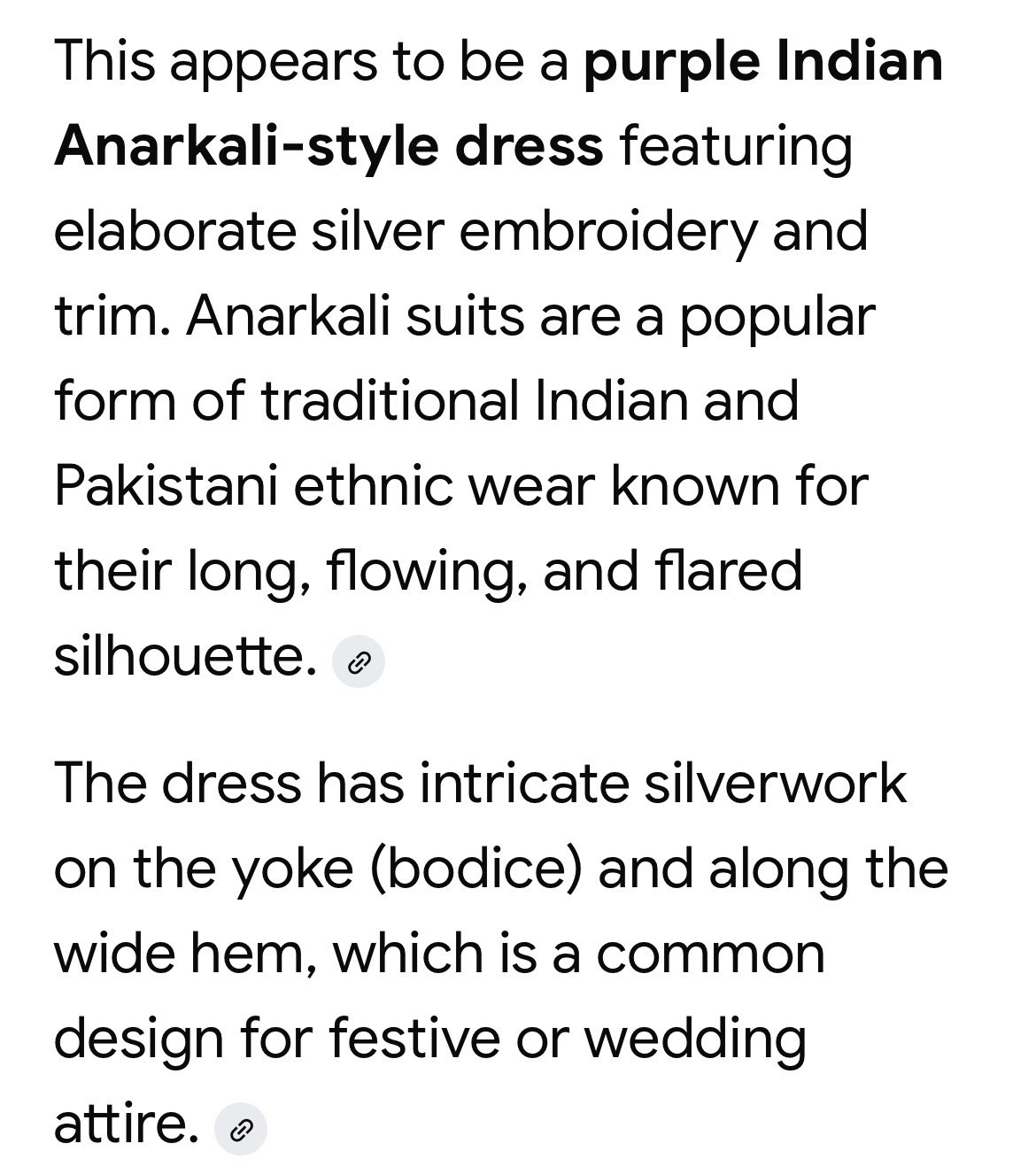 Handmade Custom Anarkali dress. Purple & Silver Embellished Size 11/12 India