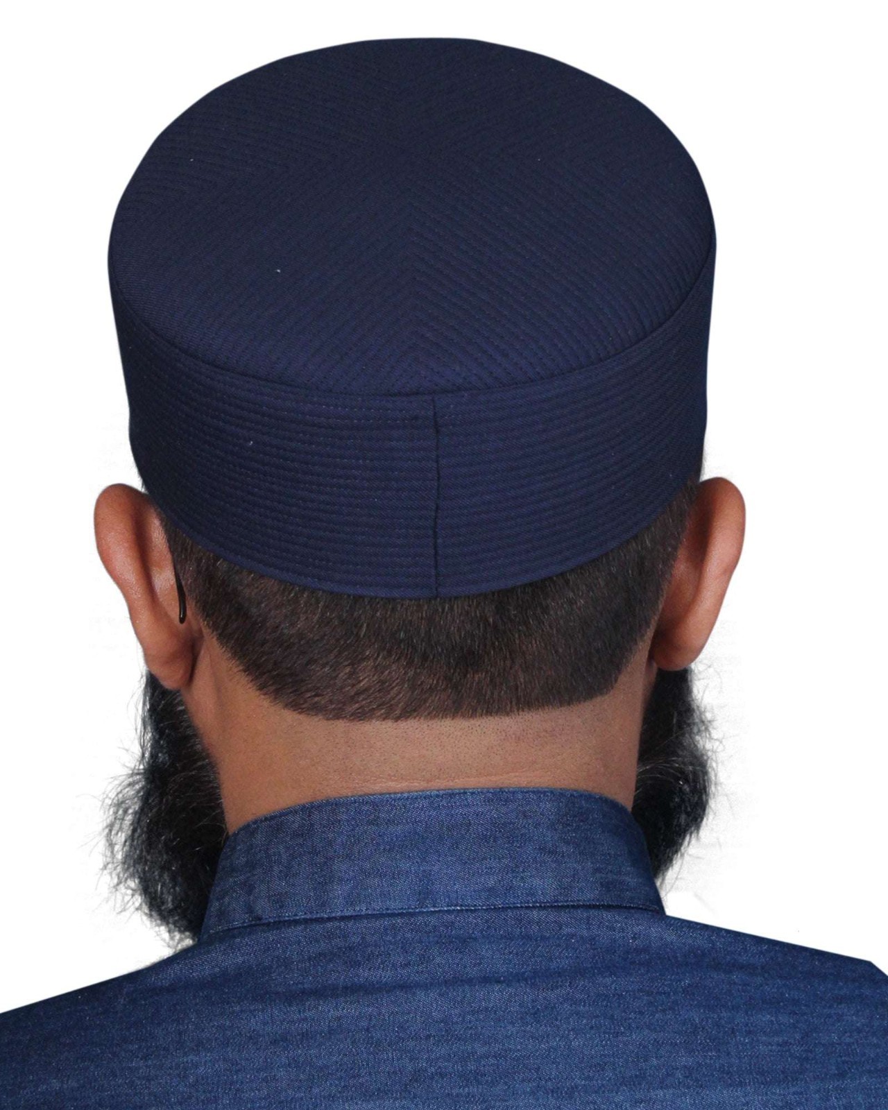 Islamic Men’s Sirya Shaam Kufi Hat Skull Cap Prayer Topi for Eid, Ramadan, Daily