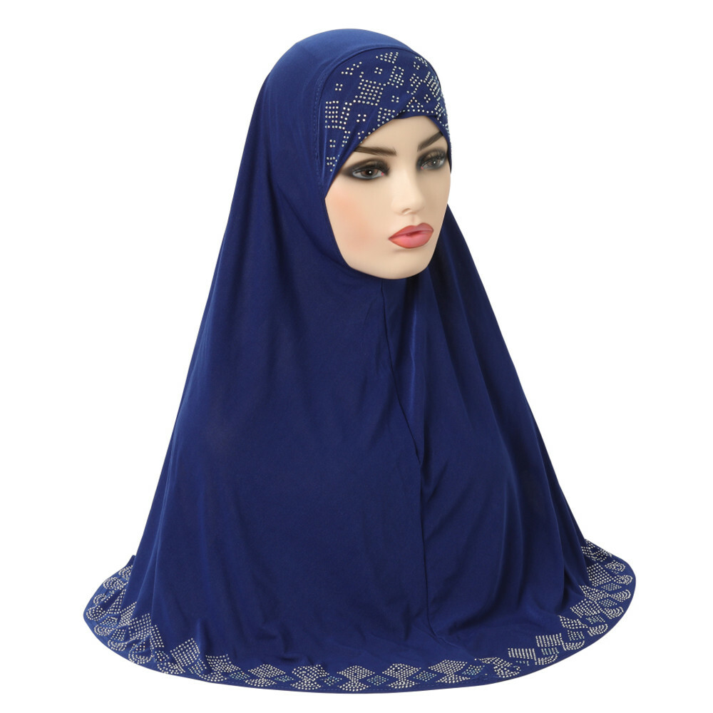 Muslim Women Hijab One Piece Turban Amira Scarf Prayer Khimar Burka Niqab Khimar