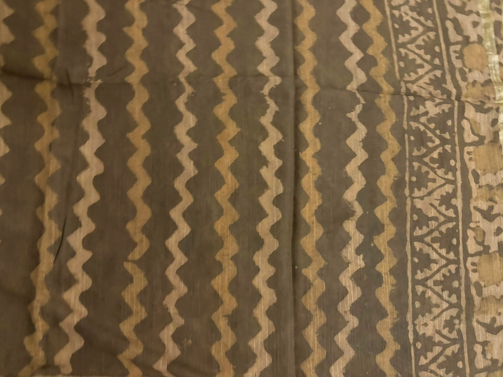 Indian Sari Dress Women Wrap Green Material Printed Home Decor Sari Vintage 5YD