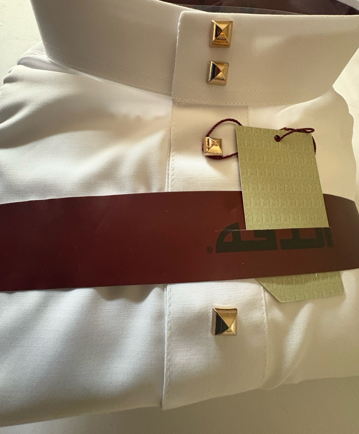 WHITE MEN SIZE ALL SEASON High Quality Daffah Thobe Flat Sleeves