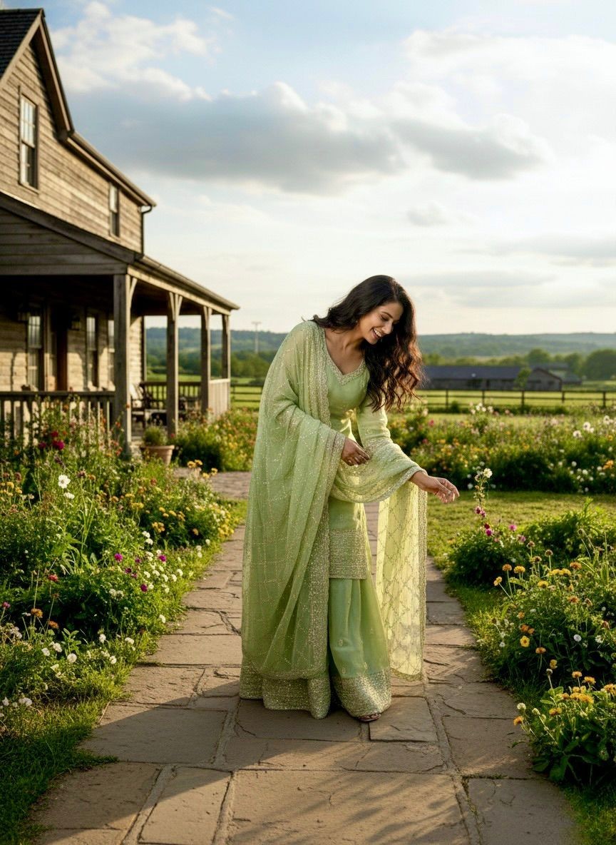 Pakistani Party Wear Designer Salwar Kameez Indian Bollywood Ethnic Palazzo Suit