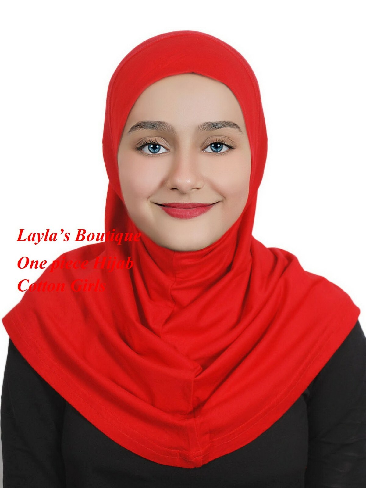 Girls Hijab One piece Cotton Standard Kids Al-Amira Hijabs1 pc hijab