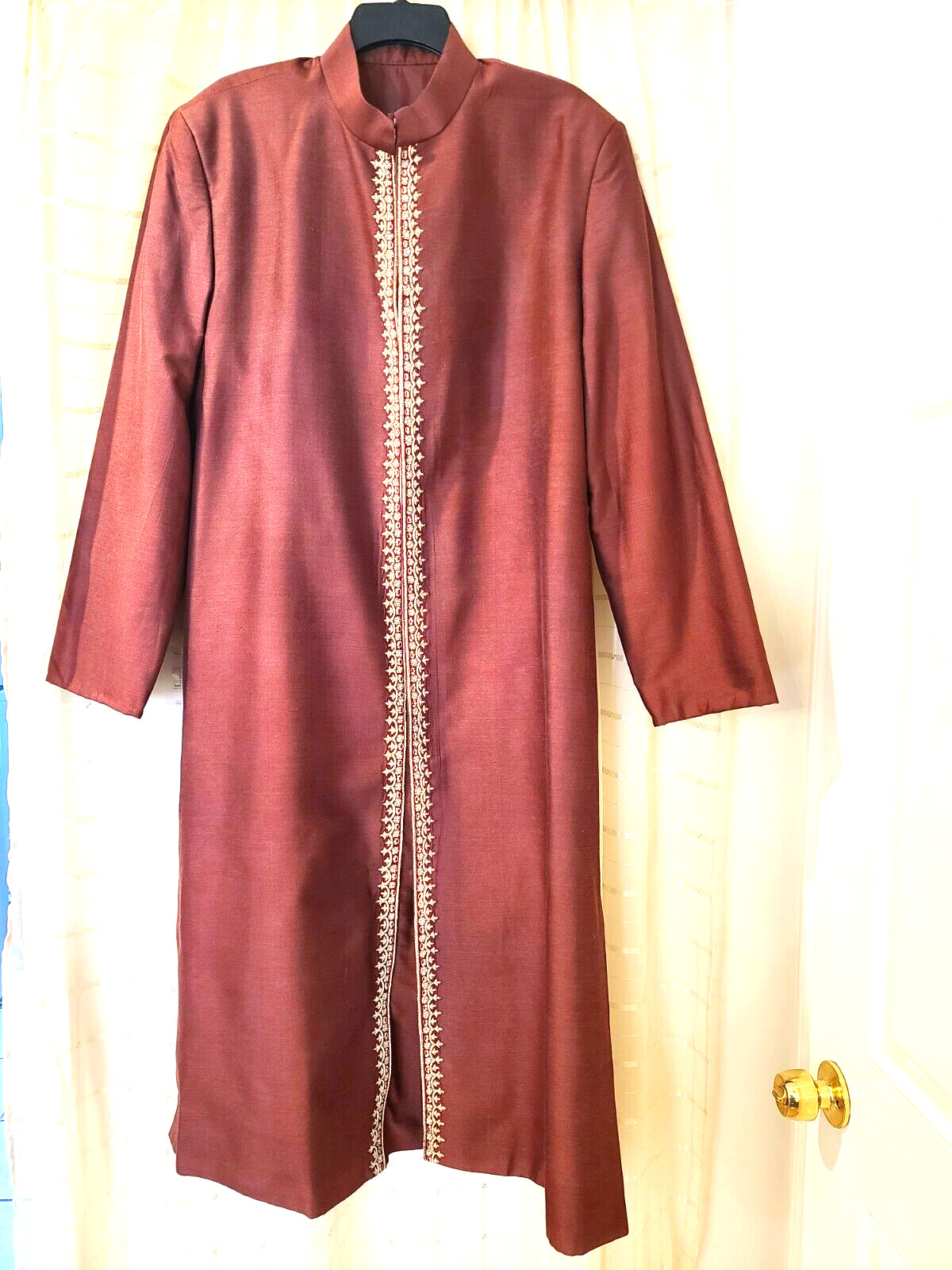 New Handmade Indian Saree Silk and Wool for Men – Medium to Large size