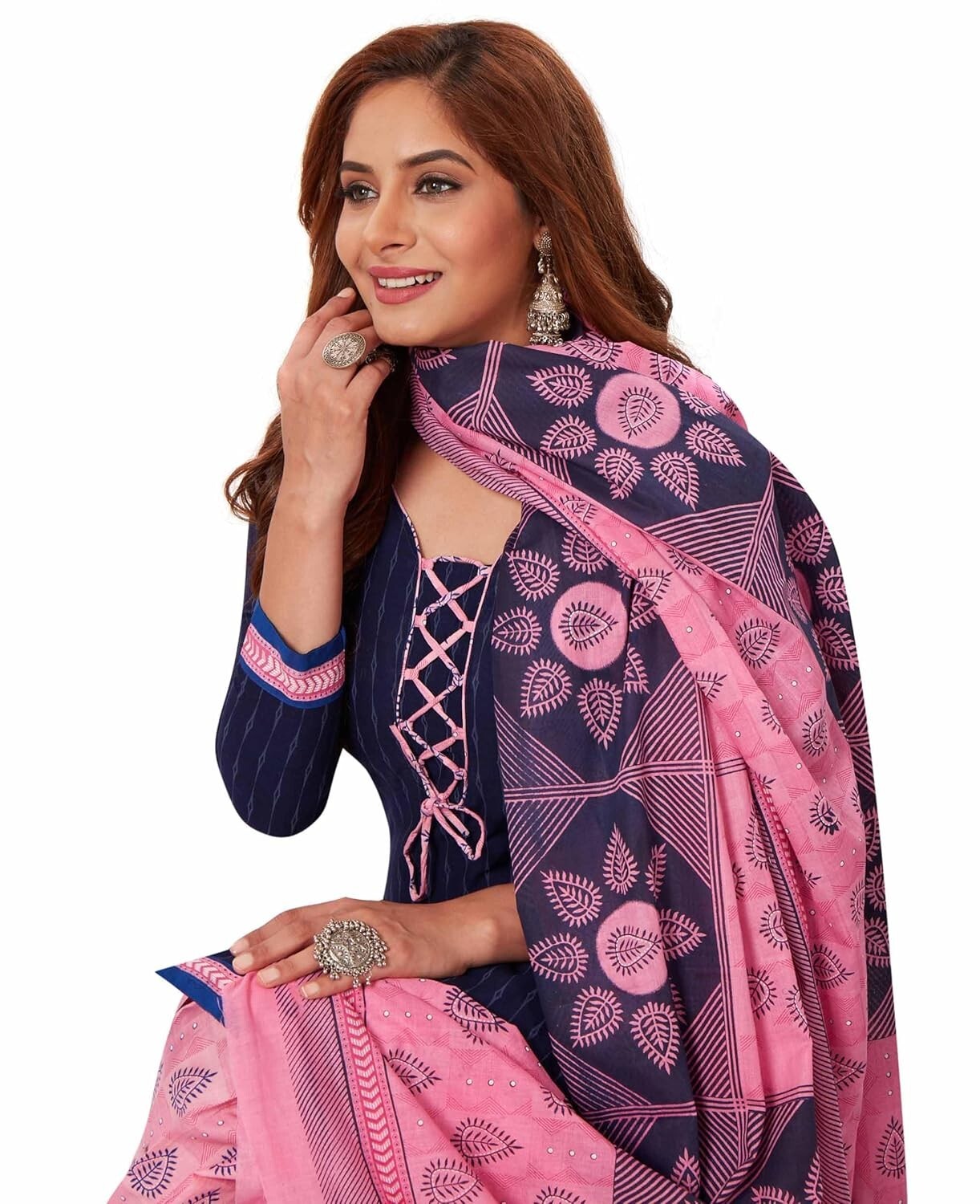 Cotton Printed Readymade Salwar Suit For Women