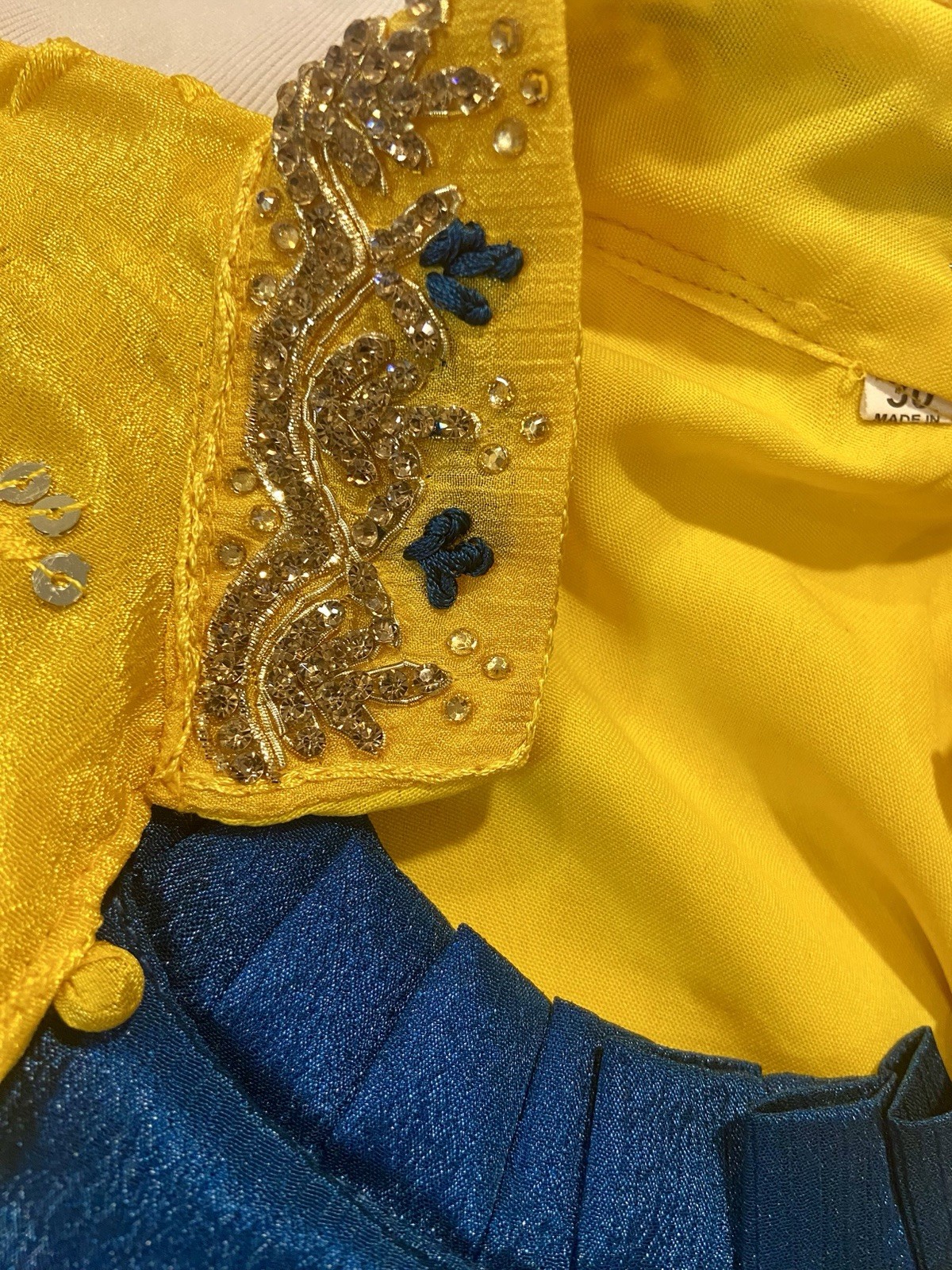 Anarkali Desi Girls Formal 2 Pc Frock Long Dress Size 8-10 Elegant Embroidery