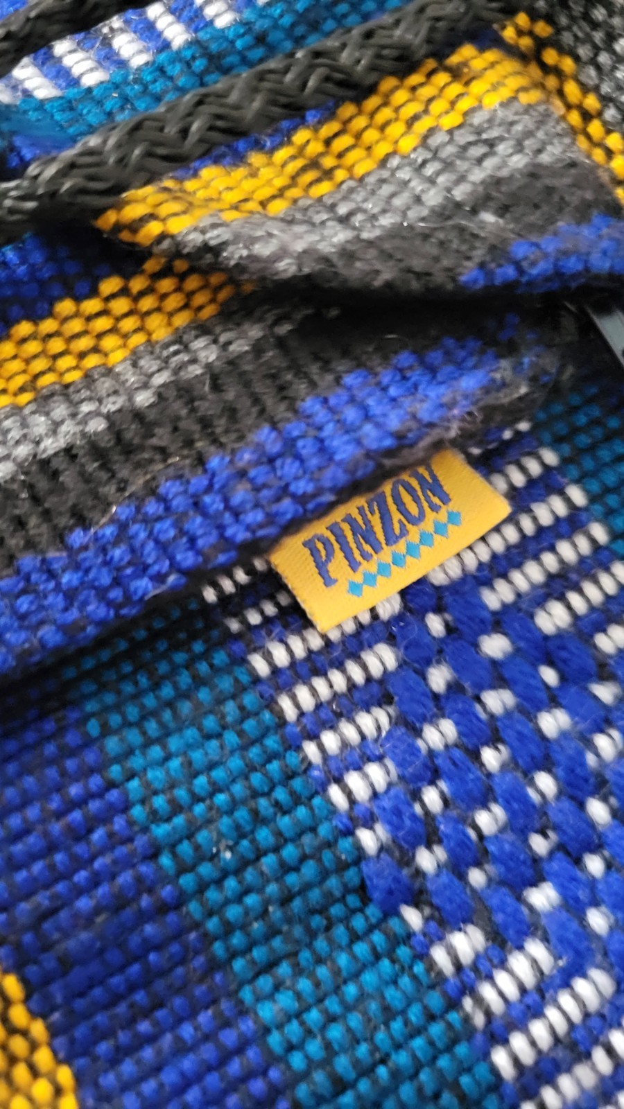 BACKPACK , HIPPIE GEAR , AUTHENTIC PINZON , BLUE YELLOW