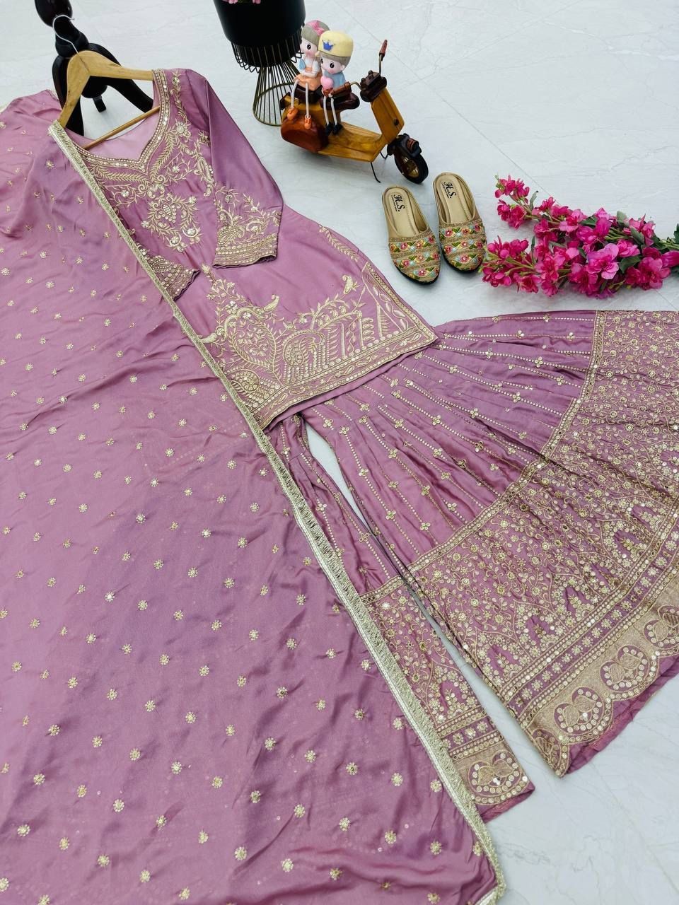 SALWAR KAMEEZ PAKISTANI INDIAN WEDDING PARTY WEAR DRESS BOLLYWOOD SUIT SHARARA