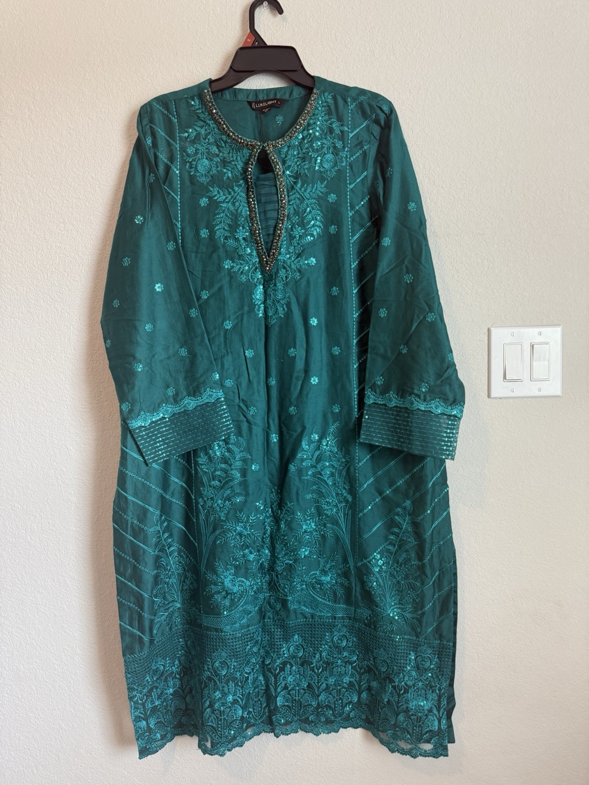 Women Shalwar Kameez Pakistani Indian Traditional Apparel Size Large