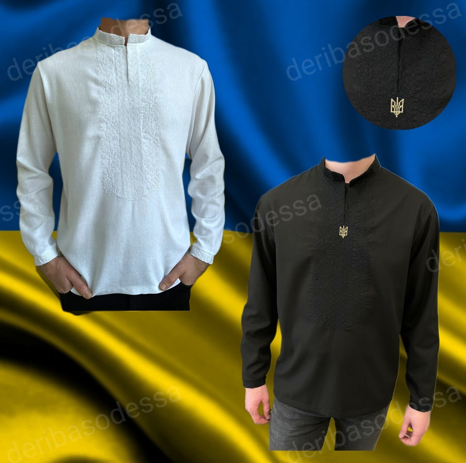 Traditional Ukrainian embroidered shirt men Vyshyvanka 2XS,S,M,L,XL,2XL,3XL,4XL