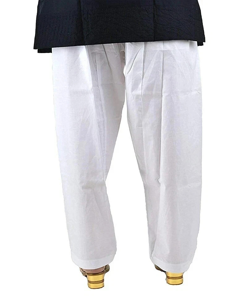 Cotton Readymade Patiala Salwar For Women & Girls Women Regular Fit Salwar White