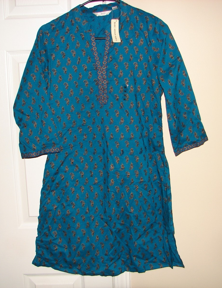 Max Basic Medium Kurta Women’s Blue New