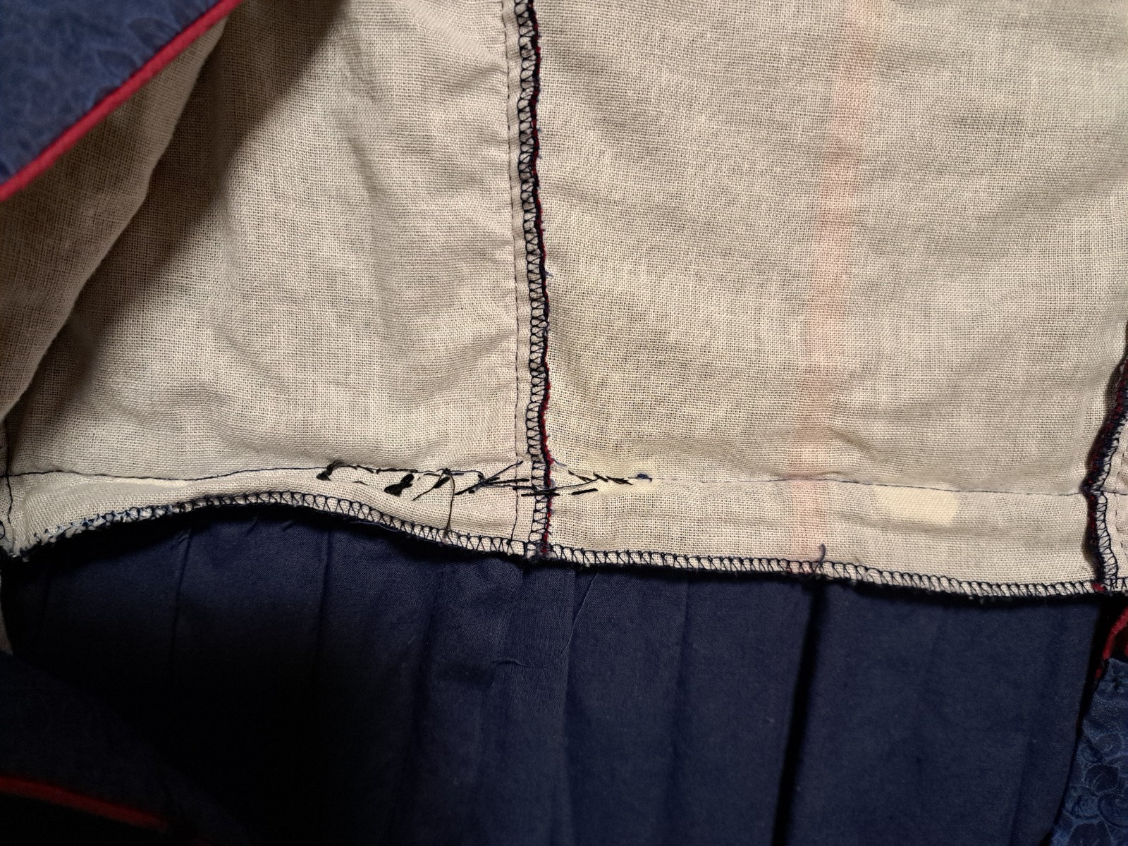 Vtg Isola Trachten Austria Blue Cotton Dirndl Dress Apron Oktoberfest EU44 M/ L
