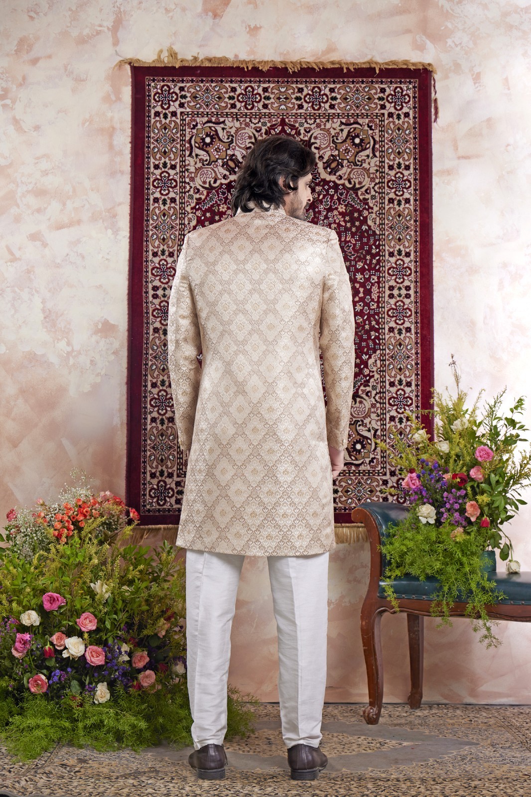 Mens Designer Wedding Bollywood Party Wear Traditional Indo Western Dress India