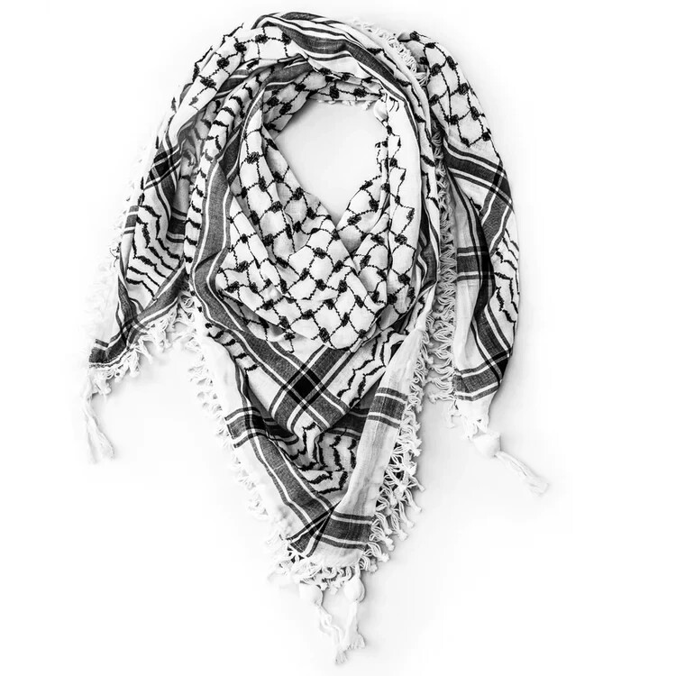 Unisex Palestine Royal Traditional Middle Eastern Shemagh, Bidouin شماغ Shmagh