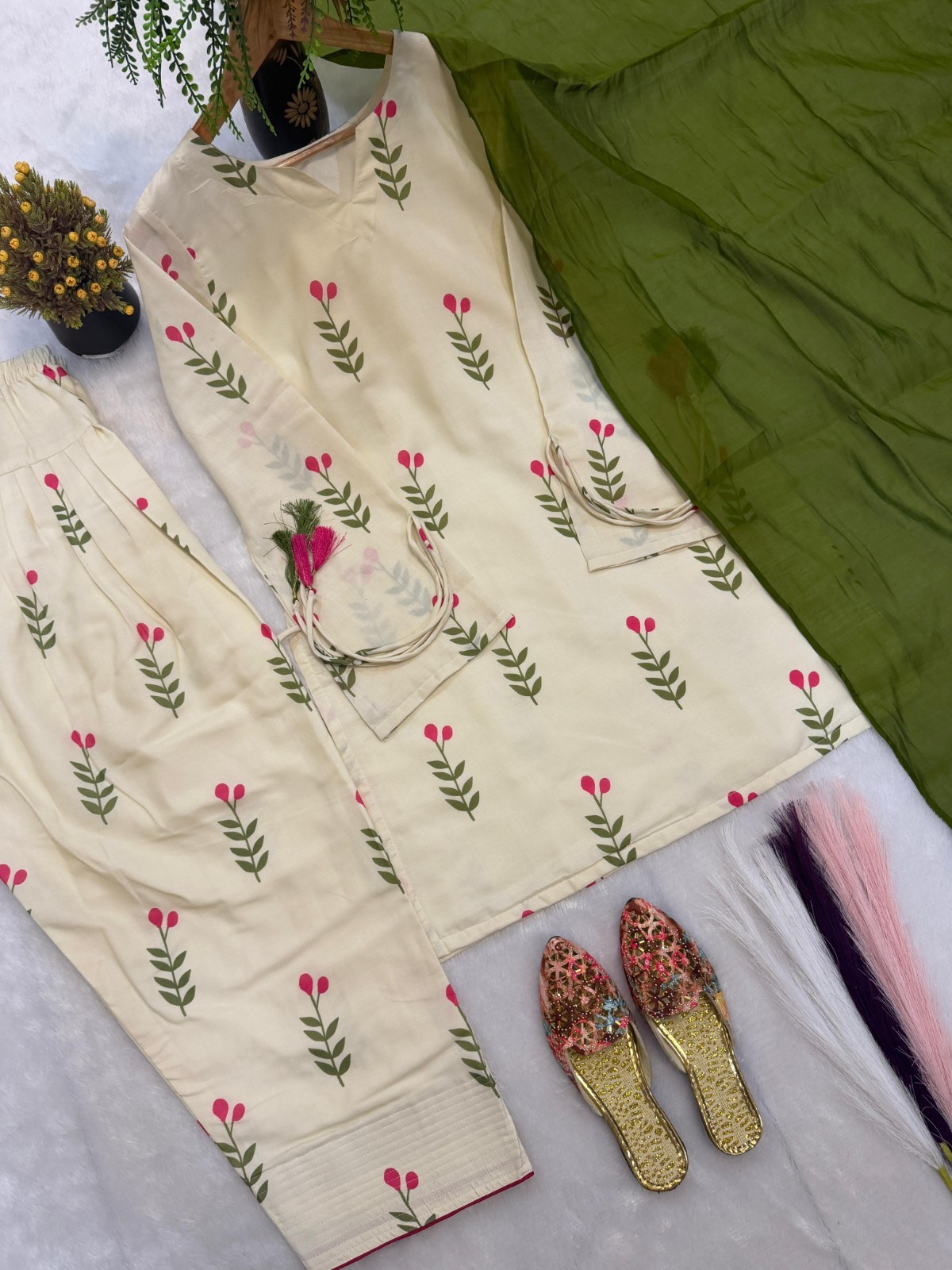 3 PIECE PAKISTANI DESIGNER FARSHI SHALWAR SUIT WEDDING PARTY WEAR WOMEN EID