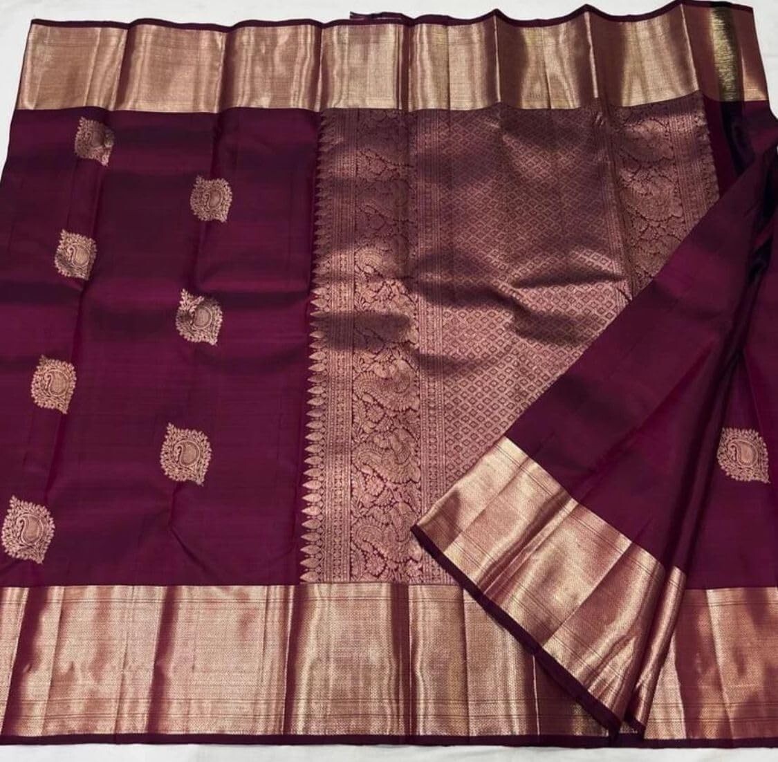 TRADITIONAL PARTY WEAR SOFT SILK INDIAN WEDDING WEAR KANJEEVARAM SAREE SARI