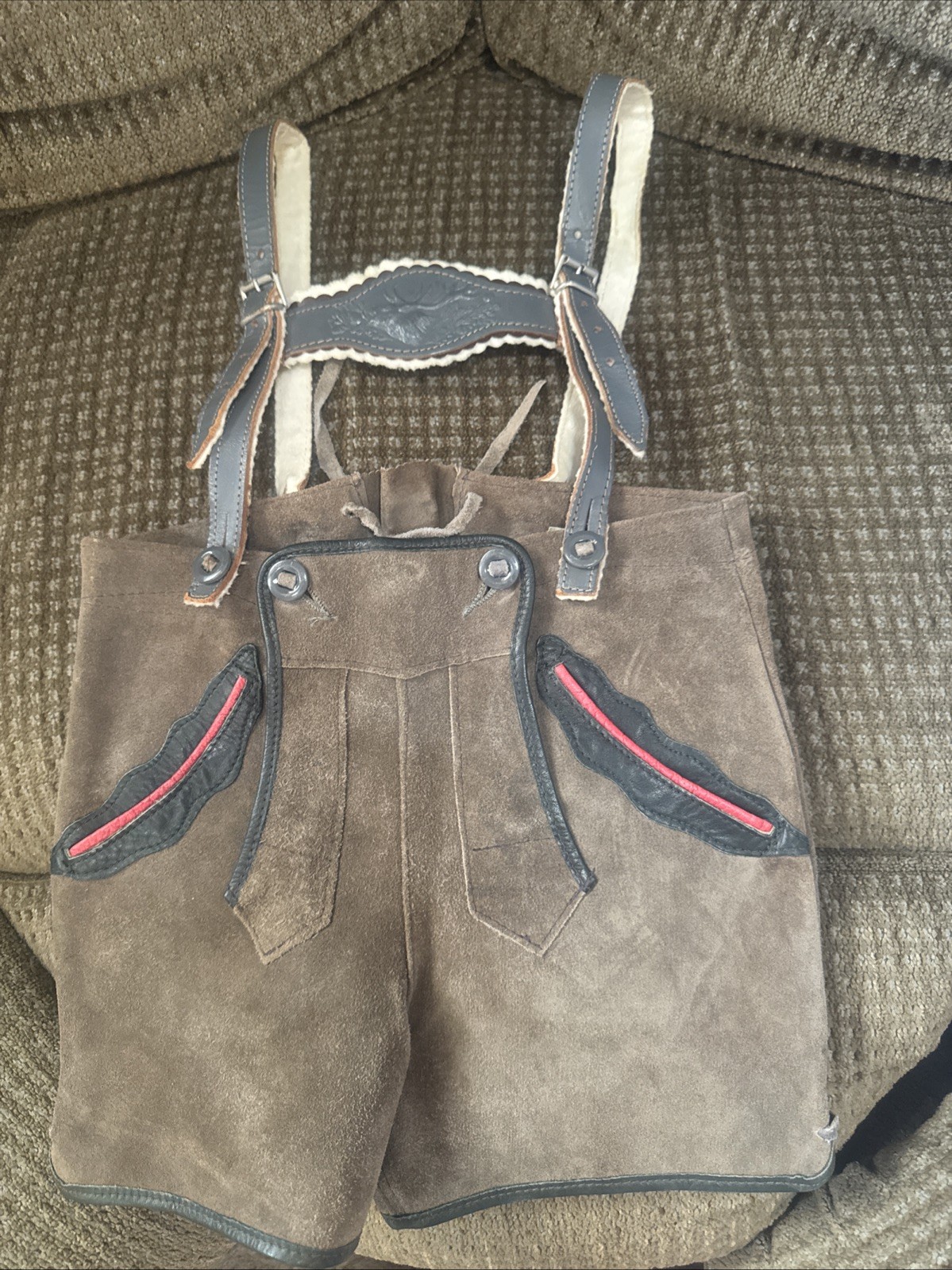 Children’s Lederhosen 104 4t Real Leather. Octoberfest German Deutsche