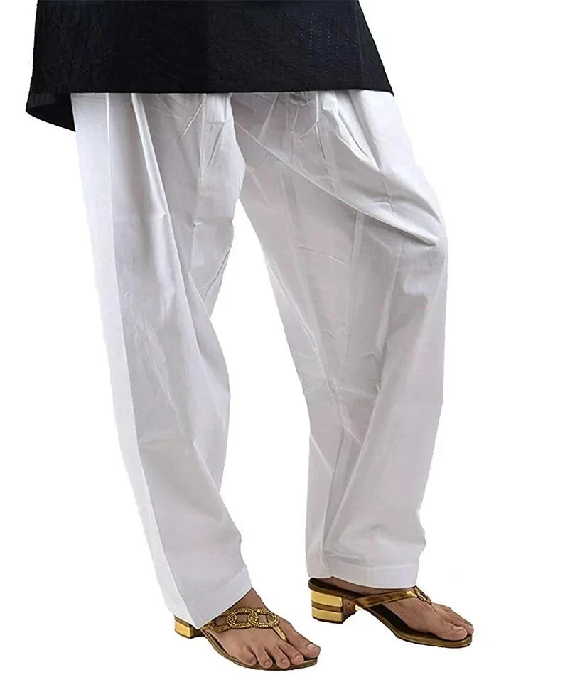 Cotton Readymade Patiala Salwar For Women & Girls Women Regular Fit Salwar White