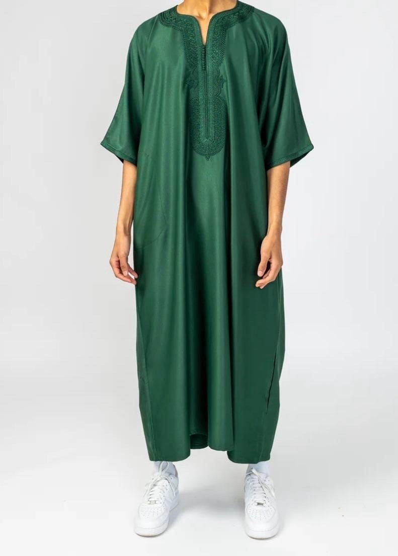Premium Moroccan Gondoura for Men – Luxury Cotton Blend Thobe – Made in Morocco