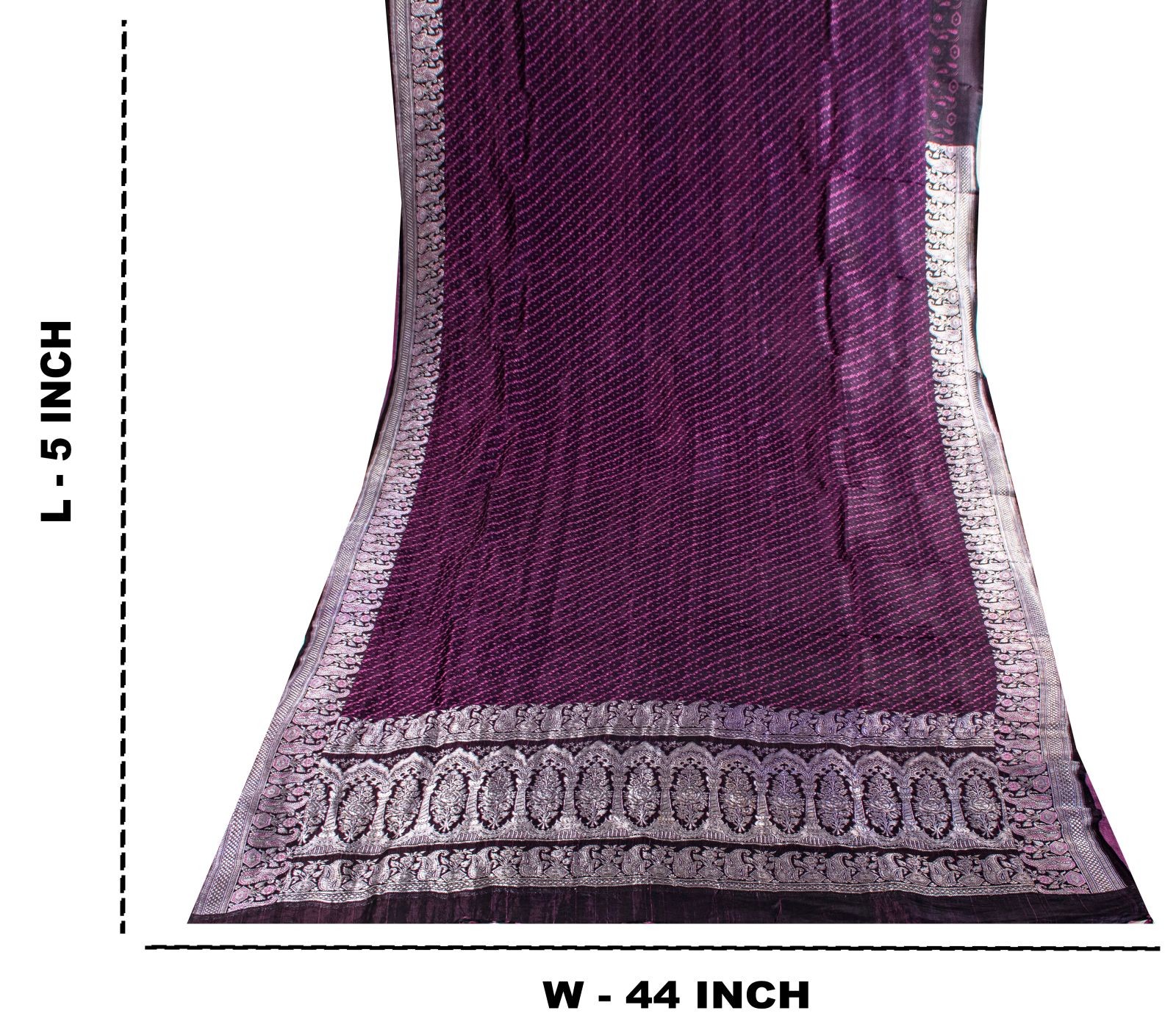Sanskriti Vintage Purple Pure Satin Saree Banarasi Brocade Zari Hand-Woven Sari