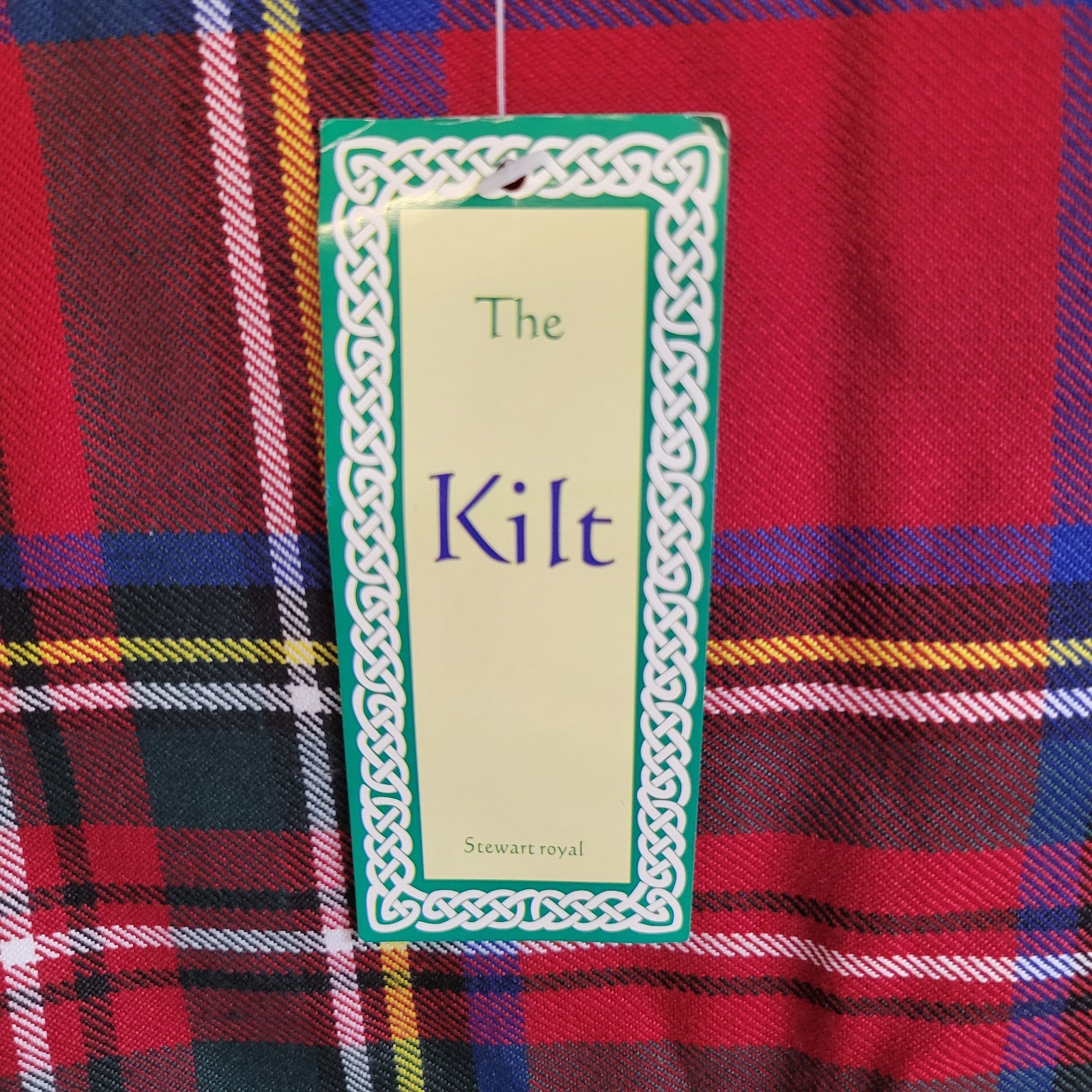 The Kilt Stewart Royal Kids Ages 7-8 Tartan Plaid Wrap Around Skirt