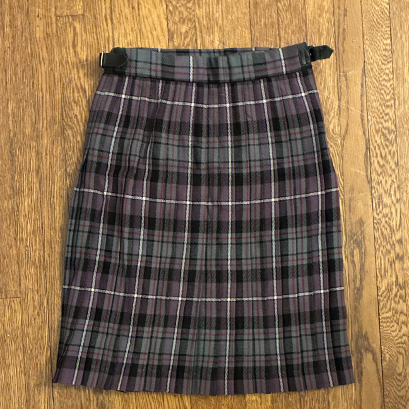Jas Pringle Weavers Boys Traditional Kilt 100% Pure New Wool Purple 7-8 yrs